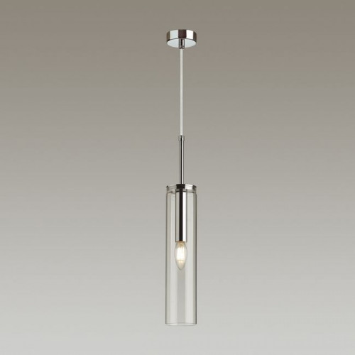 Светильник подвесной 4695/1 Odeon Light Хром/прозрачный