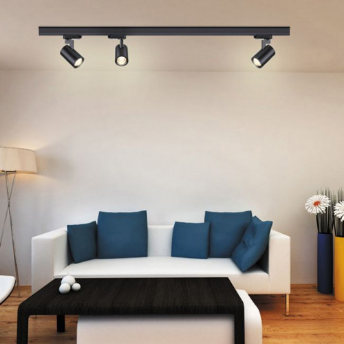 Светильник трековый 370649 Novotech Черный