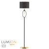Торшер 4516/1F Lumion Античная латунь, черный