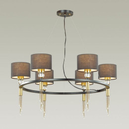 Люстра 4516/6 Lumion Античная латунь, черный