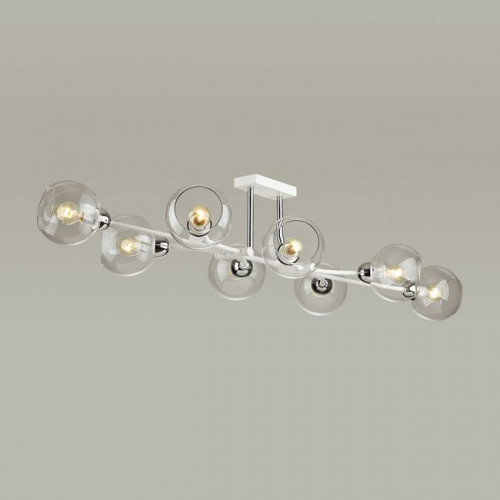 Люстра 4517/8C Lumion Белый, хром