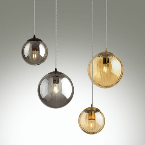 Светильник подвесной 4757/1 Odeon Light Дымчатый/черный