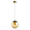 Светильник подвесной 4758/1 Odeon Light Янтарный/бронзовый