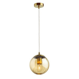 Светильник подвесной 4758/1 Odeon Light Янтарный/бронзовый