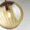 Светильник подвесной 4758/1 Odeon Light Янтарный/бронзовый