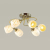 Люстра 4528/6C Lumion Античная бронза, белый