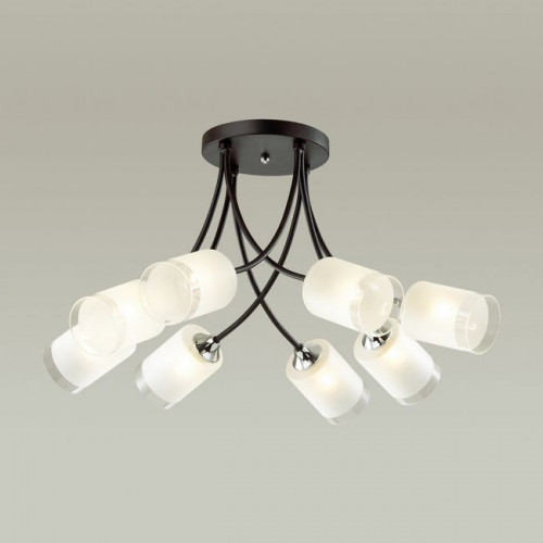 Люстра 4533/8C Lumion Черный, белый