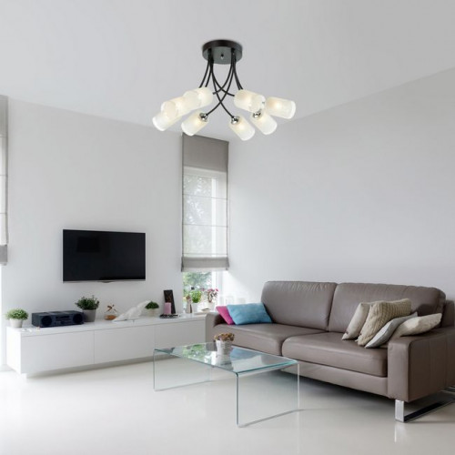 Люстра 4533/8C Lumion Черный, белый