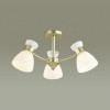 Люстра 4535/3C Lumion Матовое золото, белый