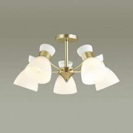 Люстра 4535/5C Lumion Матовое золото, белый