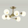 Люстра 4537/6C Lumion Античная бронза, белый