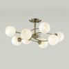 Люстра 4537/8C Lumion Античная бронза, белый