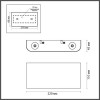 Светильник настенный 4217/4WL Odeon Light Серебристый