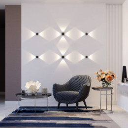 Светильник настенный 4222/4WL Odeon Light Черный