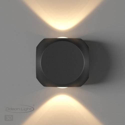 Светильник настенный 4222/4WL Odeon Light Черный