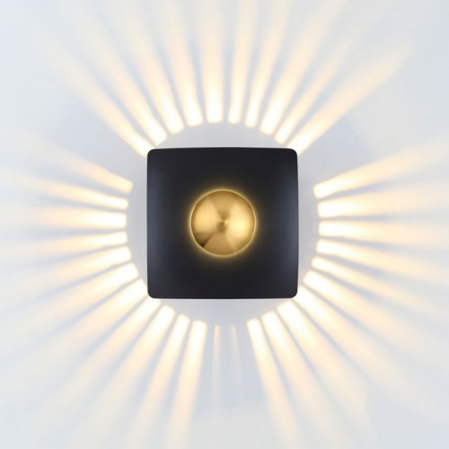 Светильник настенный 4224/13WL Odeon Light Черный/золотистый/металл