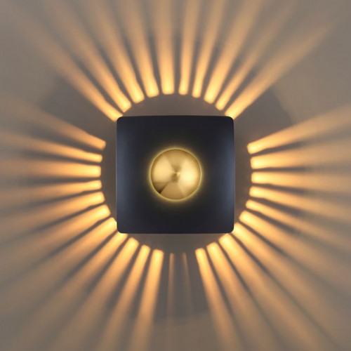 Светильник настенный 4224/13WL Odeon Light Черный/золотистый/металл