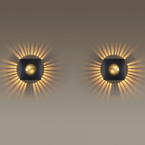Светильник настенный 4224/13WL Odeon Light Черный/золотистый/металл