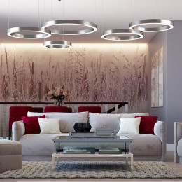 Светильник подвесной 4244/35L Odeon Light Матовый никель/металл