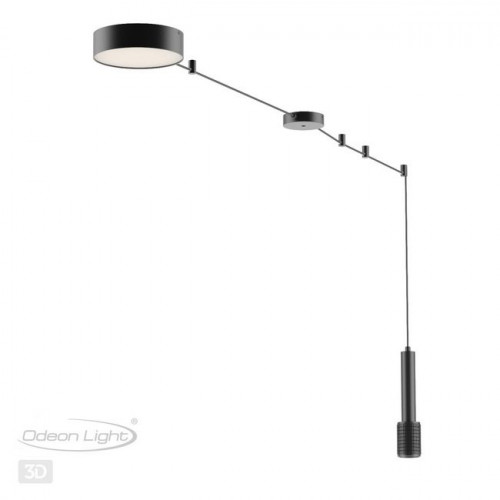 Светильник потолочный 4253/23CL Odeon Light Черный