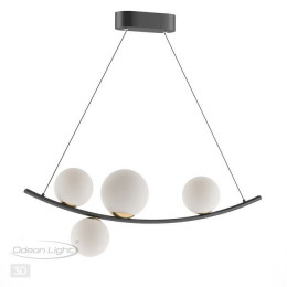 Светильник подвесной 4267/4 Odeon Light Белый/черный