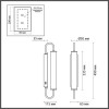 Светильник настенный 4270/10WL Odeon Light Золотистый/белый