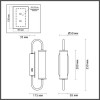Светильник настенный 4270/6WL Odeon Light Золотистый/белый