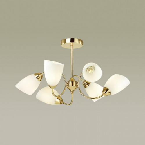 Люстра 4532/6C Lumion Золотой, белый
