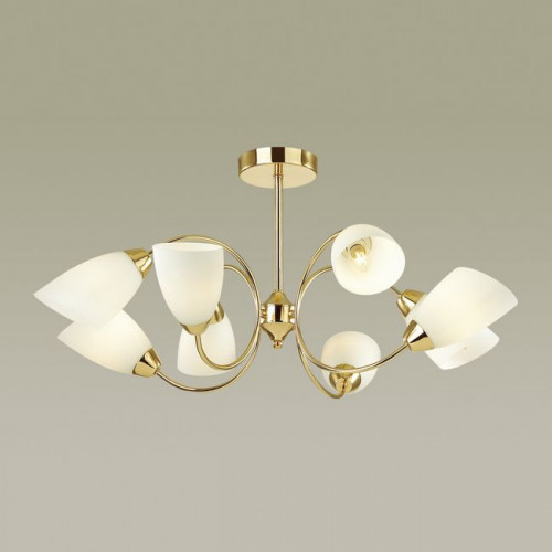 Люстра 4532/8C Lumion Золотой, белый