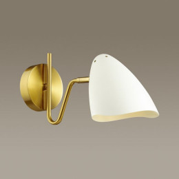 Светильник настенный 4540/1W Lumion Латунь, белый