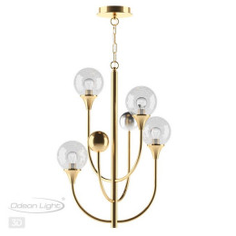 Люстра 4785/4 Odeon Light Золото/серебристый/металл/стекло