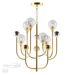 Люстра 4785/6 Odeon Light Золото/серебристый/металл/стекло