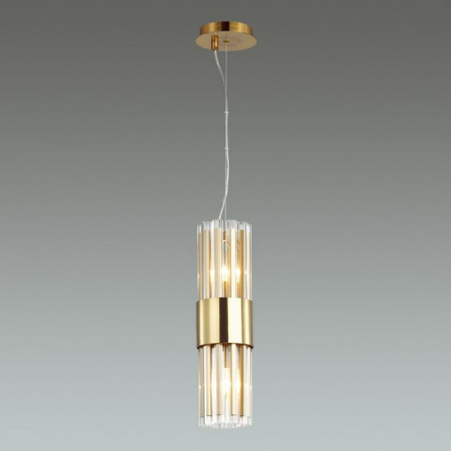 Светильник подвесной 4786/2 Odeon Light Золото/металл/стекло