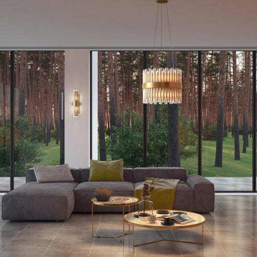 Люстра 4786/12A Odeon Light Золото/металл/стекло