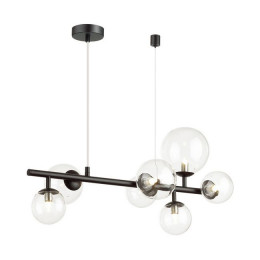 Люстра 4818/7 Odeon Light Черный/прозрачный