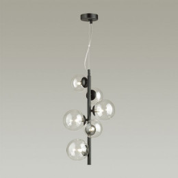 Светильник подвесной 4818/6 Odeon Light Черный/прозрачный