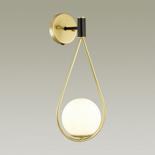 Светильник настенный 4810/1W Odeon Light Золтой/черный/белый