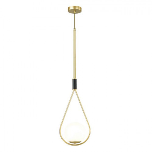 Светильник подвесной 4810/1 Odeon Light Золтой/черный/белый