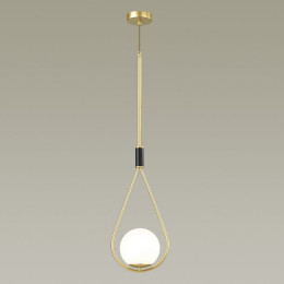 Светильник подвесной 4810/1 Odeon Light Золтой/черный/белый