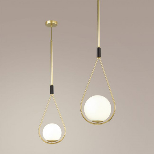 Светильник подвесной 4810/1 Odeon Light Золтой/черный/белый