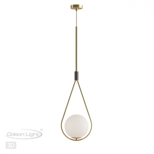 Светильник подвесной 4810/1A Odeon Light Золтой/черный/белый