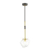 Светильник подвесной 4789/1 Odeon Light Черный/золотой/прозрачный