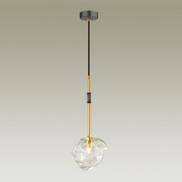 Светильник подвесной 4789/1 Odeon Light Черный/золотой/прозрачный