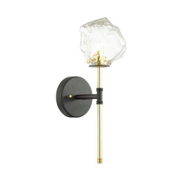 Светильник настенный 4789/1W Odeon Light Черный/золотой/прозрачный