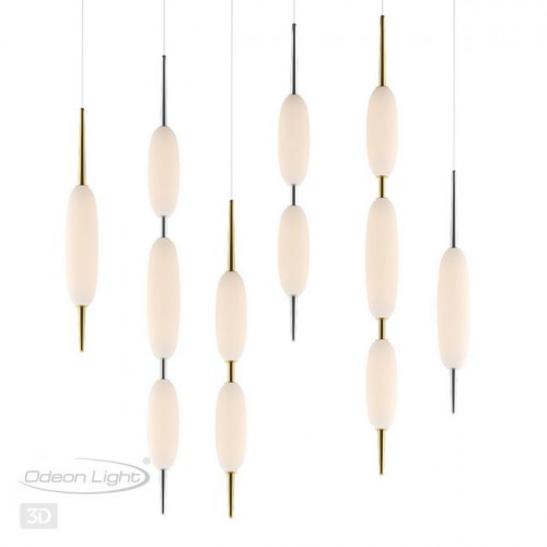 Светильник подвесной 4792/12L Odeon Light Бронзовый/белый