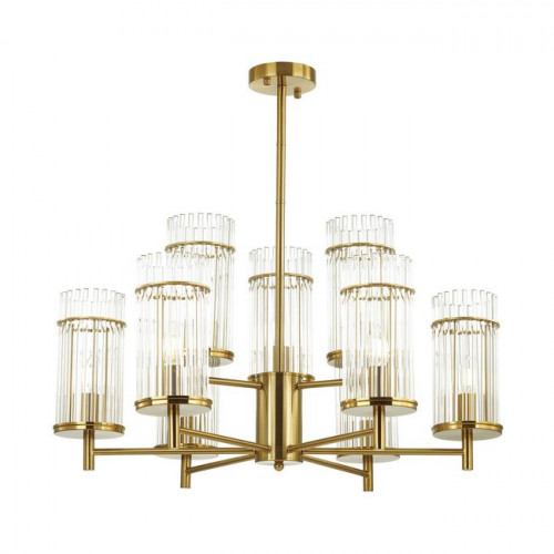 Люстра 4809/9 Odeon Light Бронзовый/прозрачный