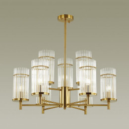 Люстра 4809/9 Odeon Light Бронзовый/прозрачный
