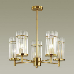 Люстра 4809/5 Odeon Light Бронзовый/прозрачный