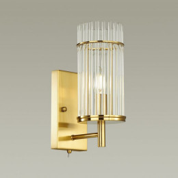 Светильник настенный 4809/1W Odeon Light Бронзовый/прозрачный
