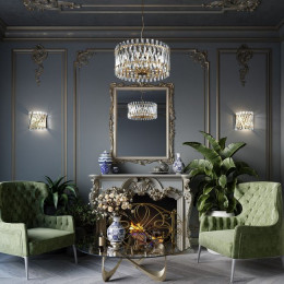 Люстра 4795/8 Odeon Light Золото/хрусталь